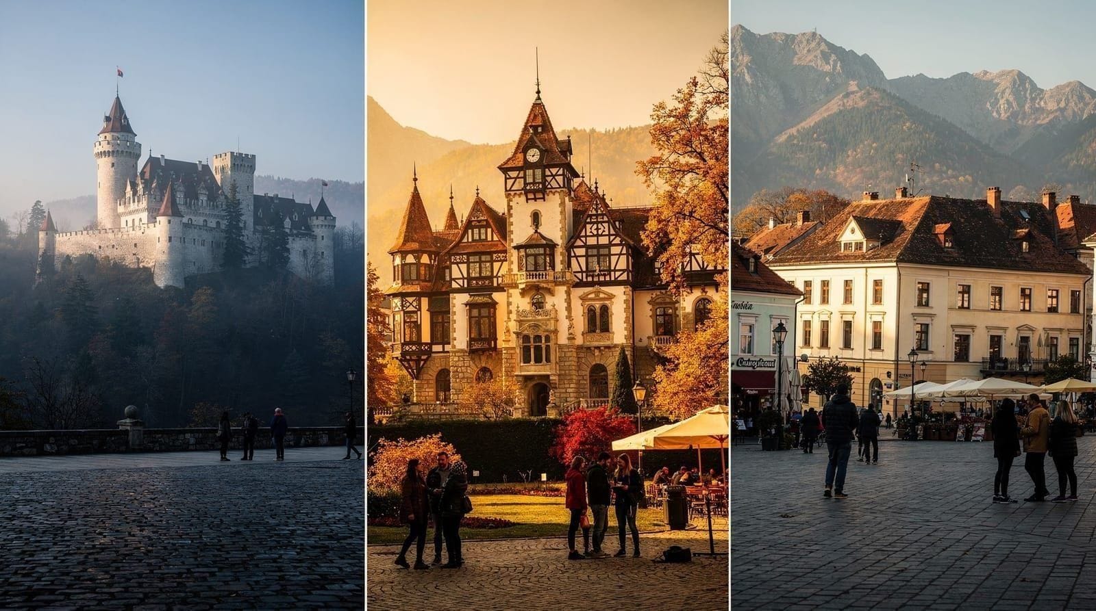 Castillo de Bran, Peleș y Brașov en un día: itinerario exacto — Itinerario exacto para la excursión desde Bucarest: Castillo de Peleș, Casco Ant
