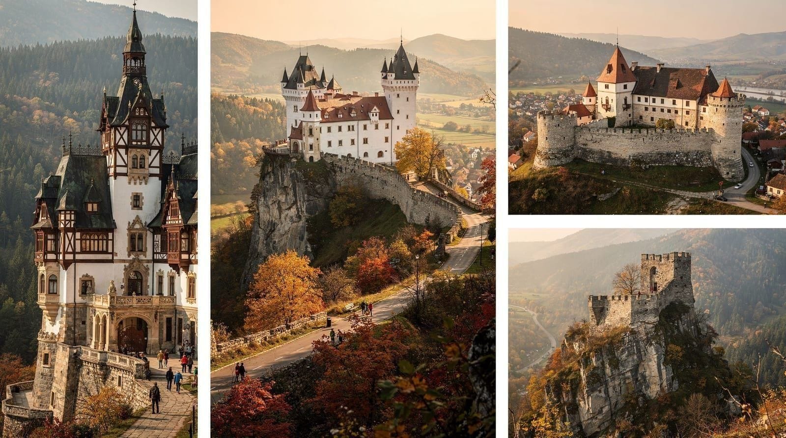 Castillos de Rumanía — itinerario de 3 días visitando castillos — Tres días en los mejores castillos de Rumanía — Bran, Peleș y Poenari. Logística