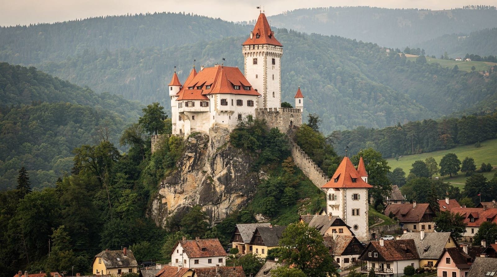 Bran: From Brasov discover Bran castle and Rasnov fortress