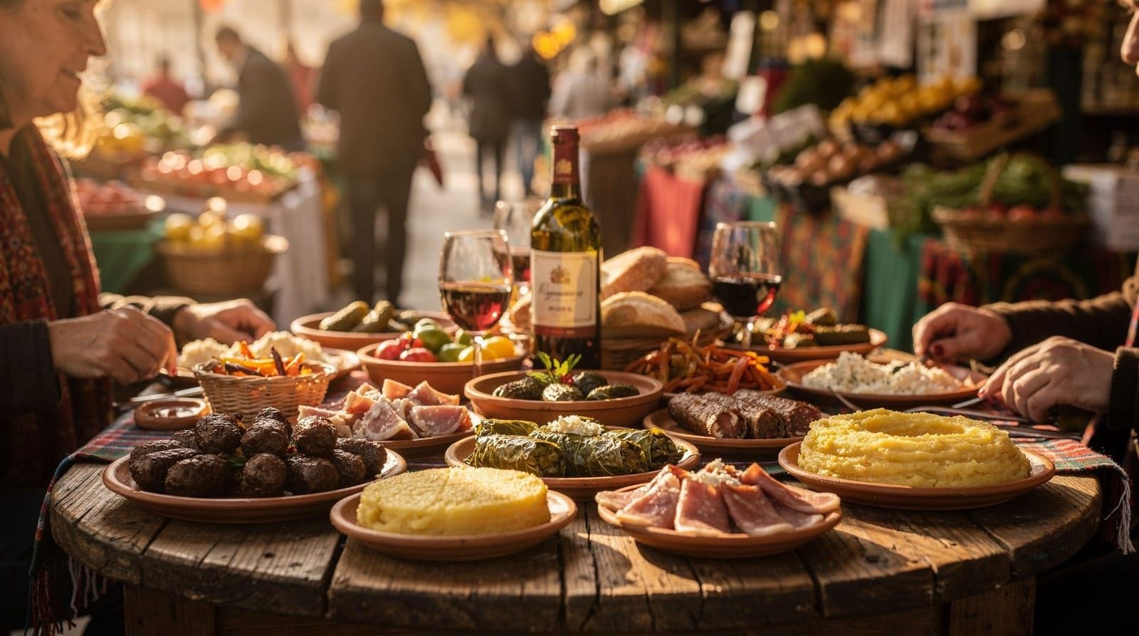Bucharest: 4 hour walking food tour in the Old Town
