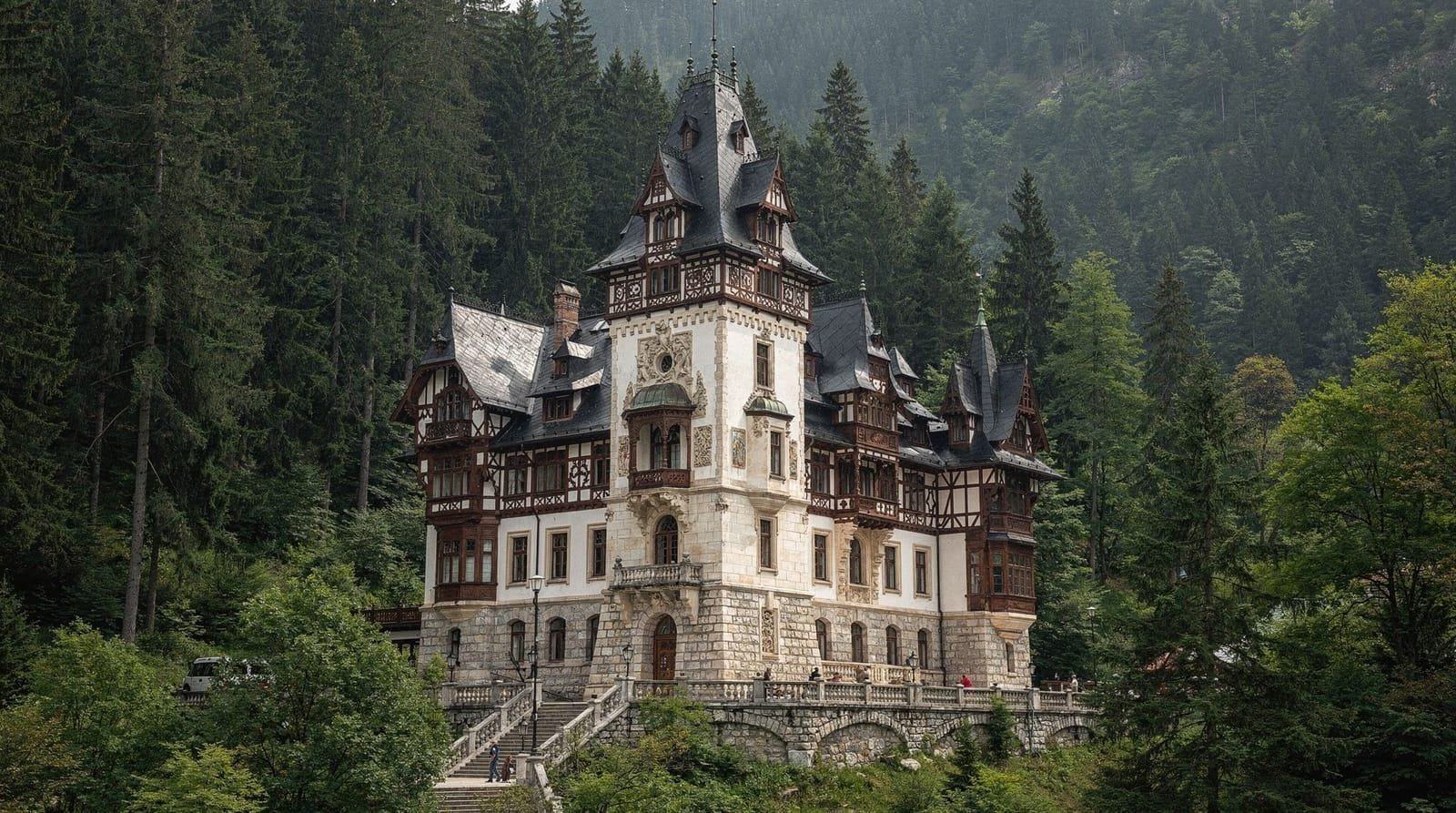 Cisnădioara: From Bucharest Peles castle and sfinxul babele day trip