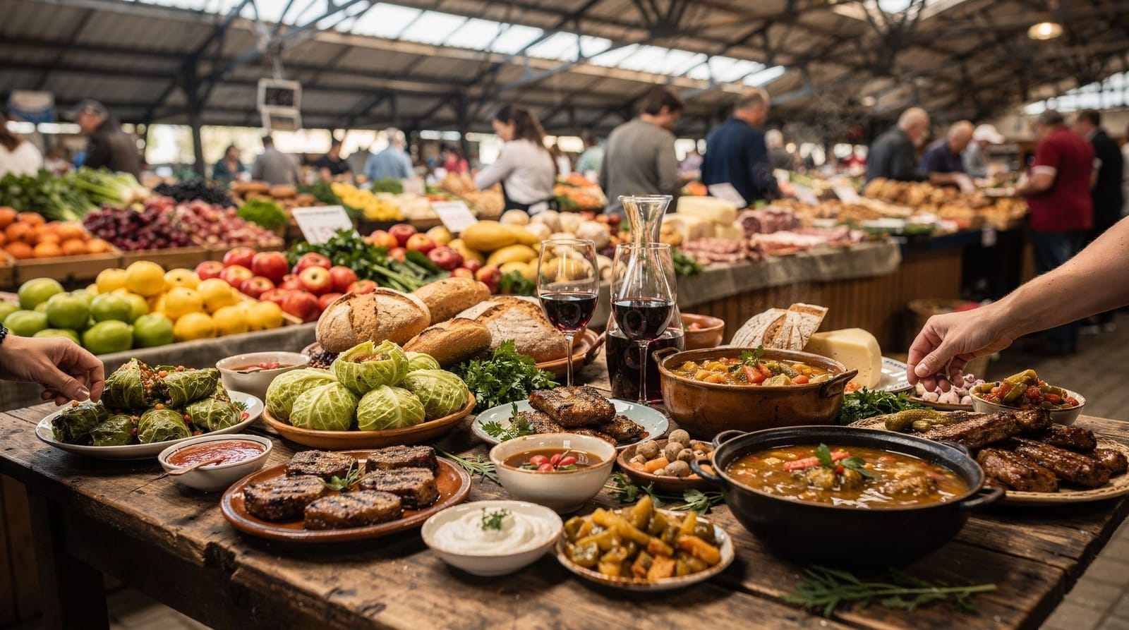 Bucharest: Walking food tour
